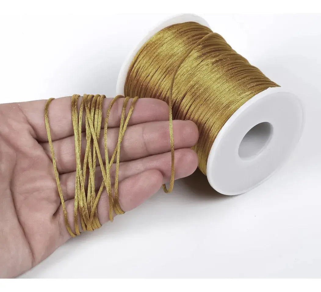 Cordón Seda Cola De Ratón 2mm X 10 Metros