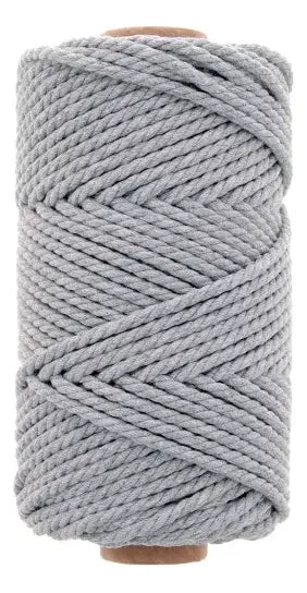 Cordón Para Macramé De 3 Mm Rollo De 100 Metros 100% Algodón