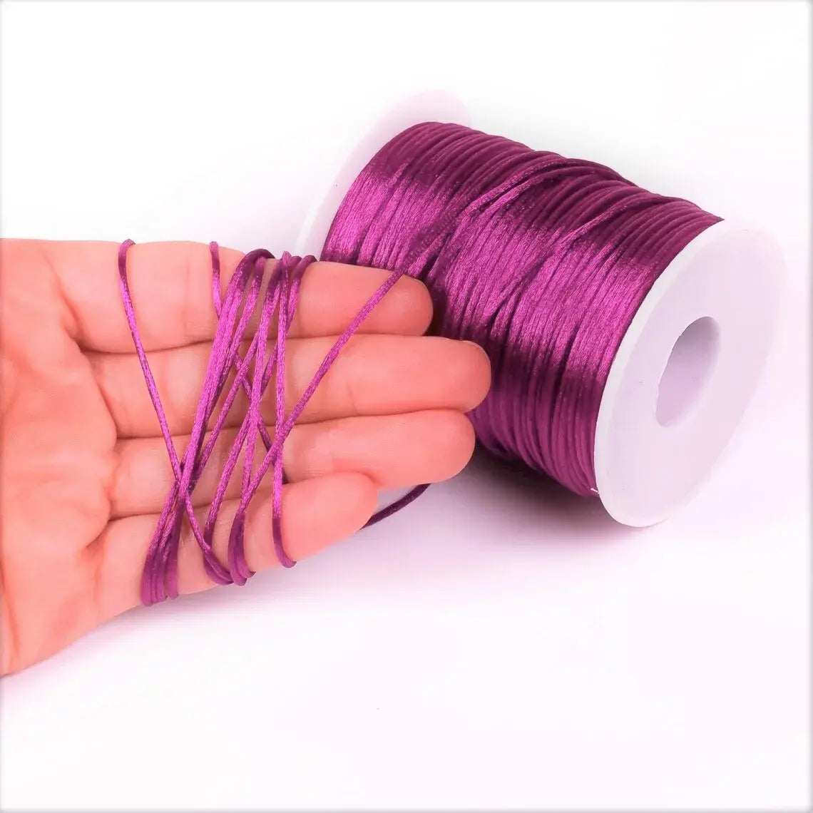 Cordón Seda Cola De Ratón 2mm X 10 Metros