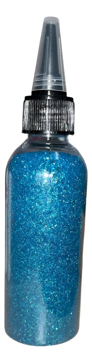 Escarcha Purpurina Glitter 80 Gramos Con Dosificador y tapa