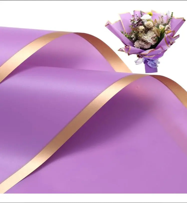 Papel Coreano Para Arreglos De Flores 20 Pcs Varios Colores