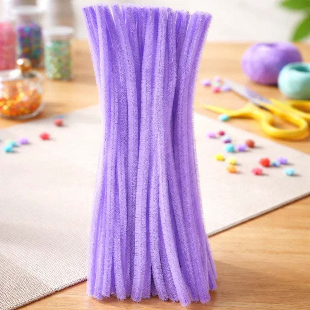Limpiapipa De Colores 0.6x30cm 100 Und Para Manualidades