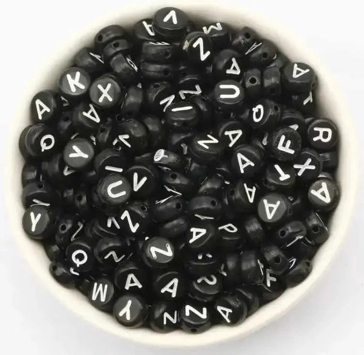 Perlas Con Letra 100 Unidades Surtidas