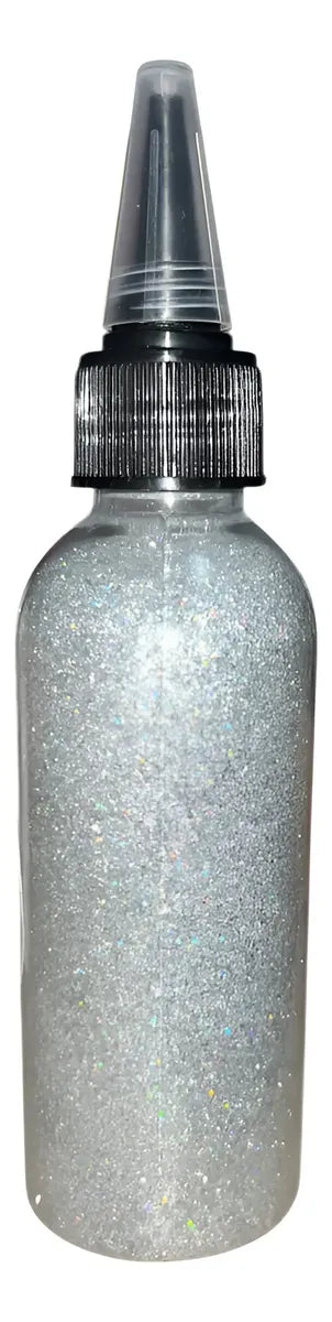 Escarcha Purpurina Glitter 80 Gramos Con Dosificador y tapa