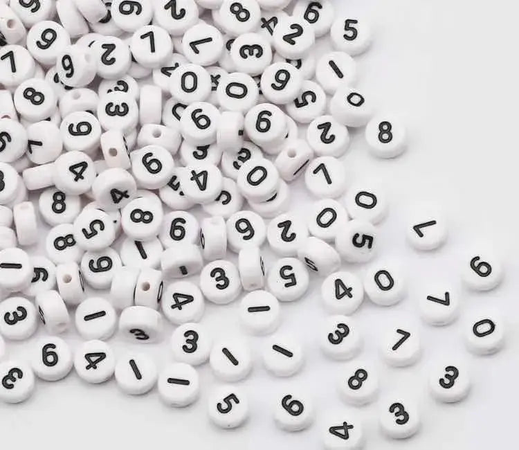 Perlas Con Letra 100 Unidades Surtidas