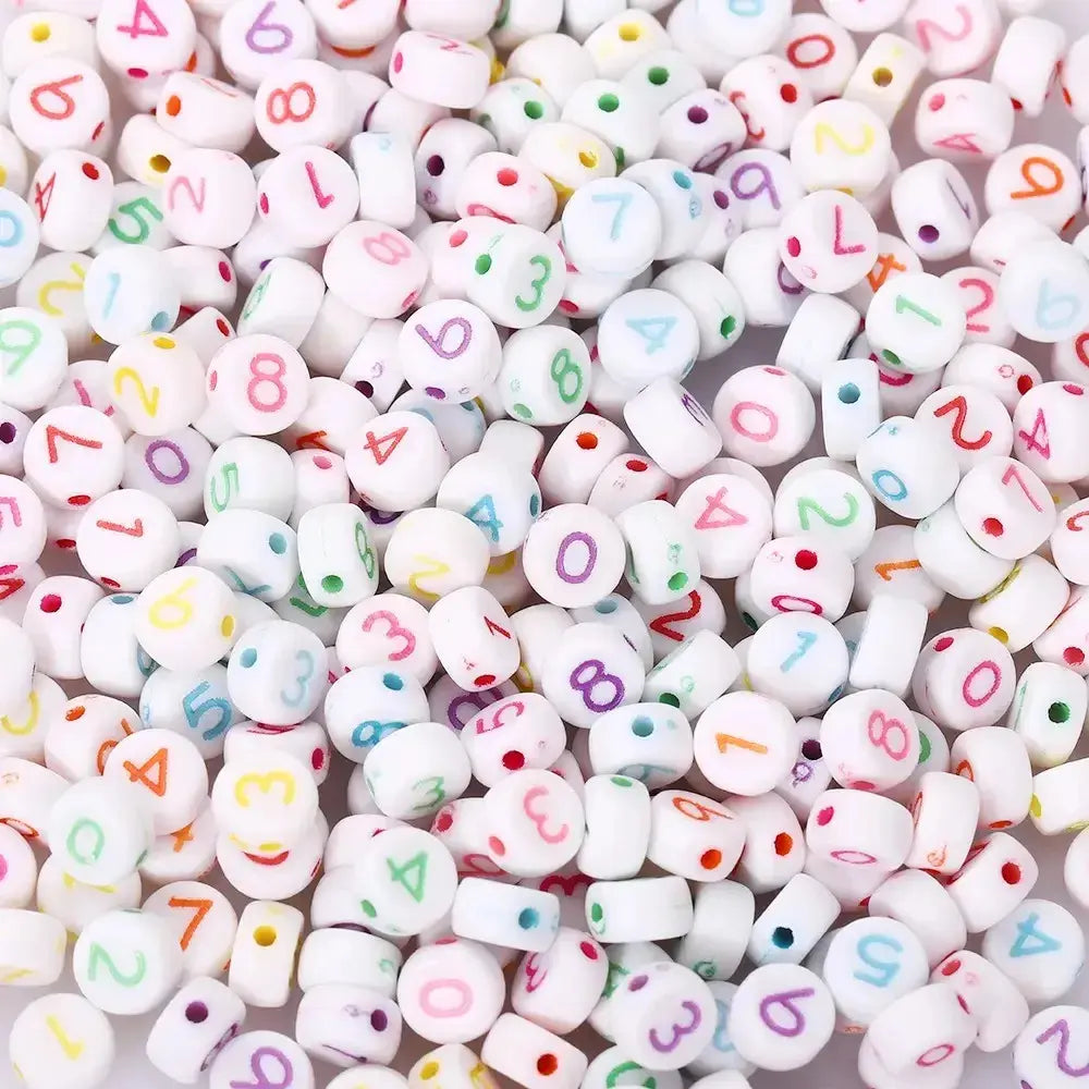 Perlas Con Letra 100 Unidades Surtidas