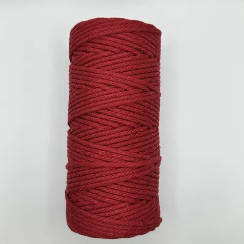 Cordón Para Macramé De 3 Mm Rollo De 100 Metros 100% Algodón