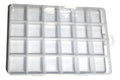Caja Organizador Plástica 24 Divisiones Transparente
