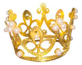 Corona Mini Metálica Con Perlas 6cm X 4cm