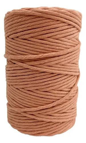 Cordón Para Macramé De 3 Mm Rollo De 100 Metros 100% Algodón