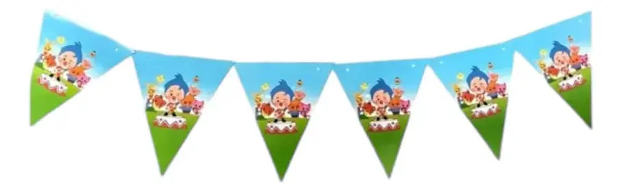 Banderín Cumpleaños Payaso Plim Plim