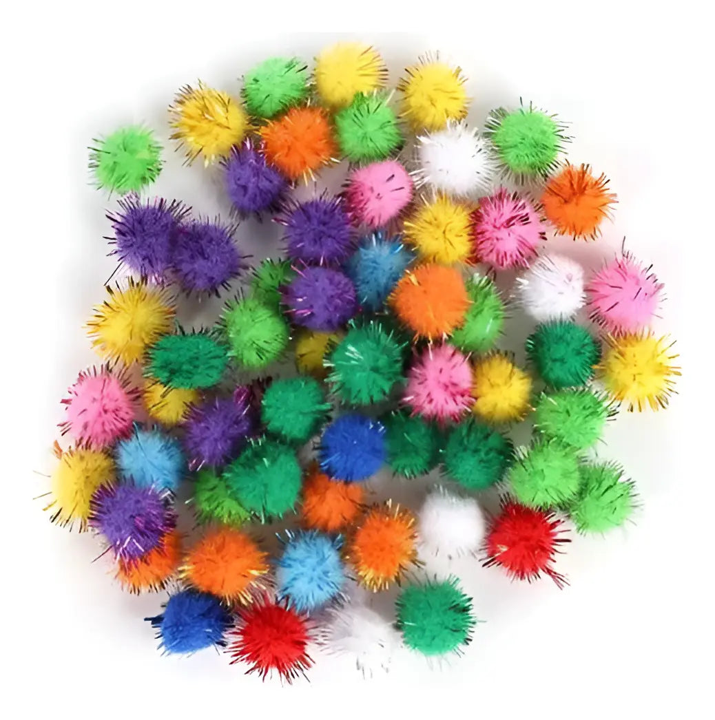 Pompones Surtidos Manualidades 15mm