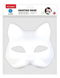 Máscara de Papel para Pintar con Diseño de Gato