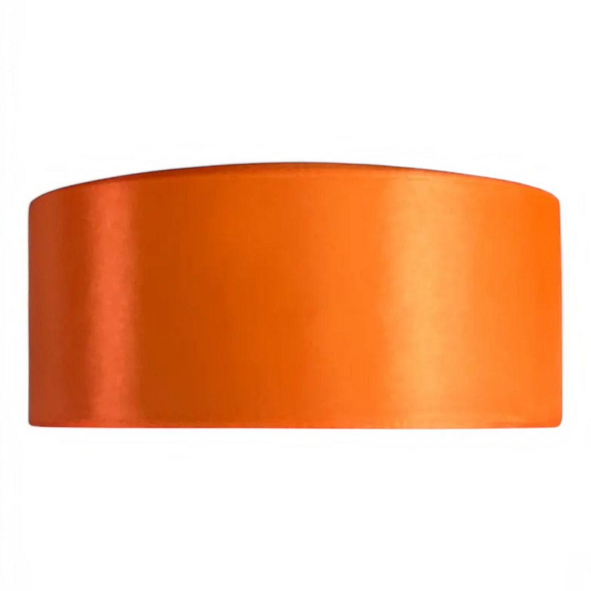 Cinta satín naranja de doble cara Importadora Acacia de 4 cm de ancho para manualidades y decoración de regalos